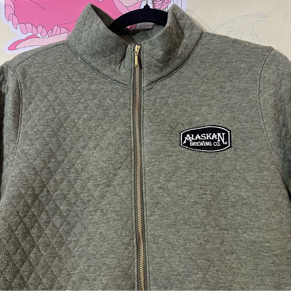 Landway Seneca Quilted Full-Zip Sweater with Alaska Brewing Co. Patch - Picture 4 of 10
